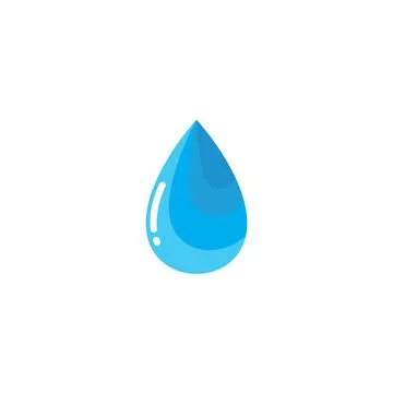 Water drop  Template vector illustration Illustrazione stock