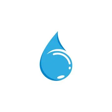 Water drop  Template vector illustration Stock Illustration