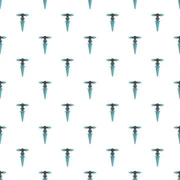 Water drop tool icon, flat style Ilustração Stock