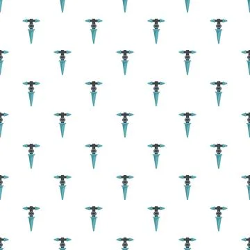 Water drop tool icon, flat style Ilustração Stock