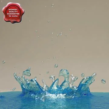 Water Drop V1 3D Model