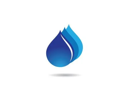 Water drop vector icon Stock Illustration