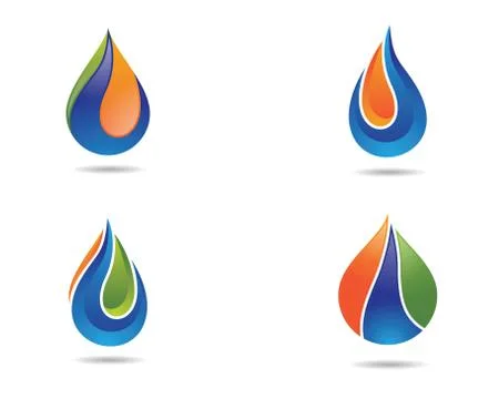 Water drop vector icon イラスト素材