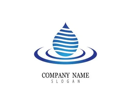 Water drop vector icon Stock Illustration