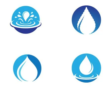 Water drop vector icon Stock Illustration