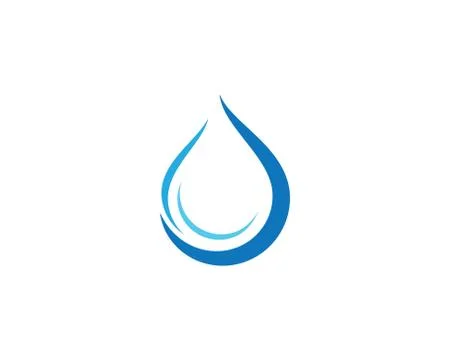 Water drop vector icon Stock Illustration