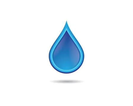 Water drop vector icon Stock Illustration