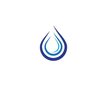 Water drop vector icon Stock Illustration