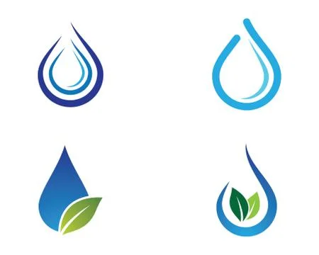 Water drop vector icon Stock Illustration