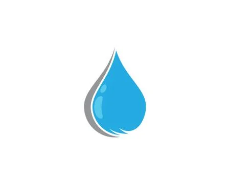 Water drop vector icon 库存插图