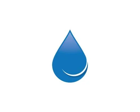 Water drop vector icon Stock Illustration