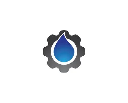 Water drop vector icon Stock Illustration