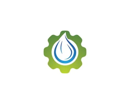 Water drop vector icon Stock Illustration