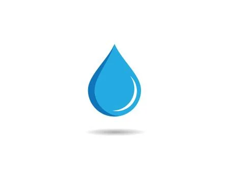 Water drop vector icon Stock Illustration