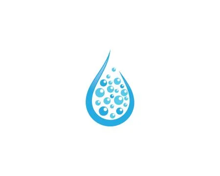 Water drop vector icon Stock Illustration