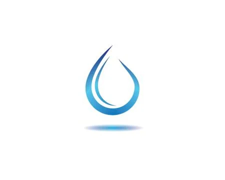 Water drop vector icon Stock Illustration