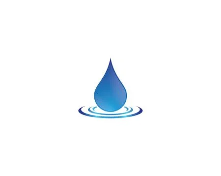 Water drop vector icon Stock Illustration