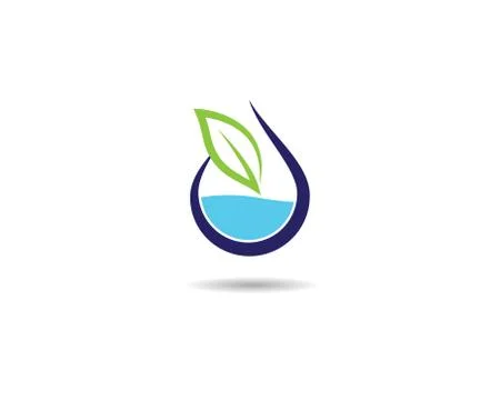 Water drop vector icon Stock Illustration