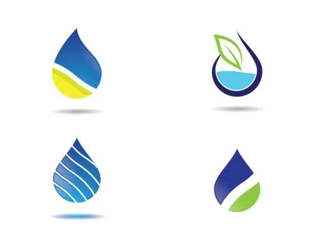 Water drop vector icon Stock Illustration