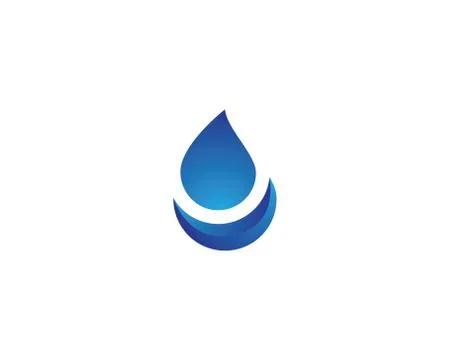 Water drop vector icon 库存插图