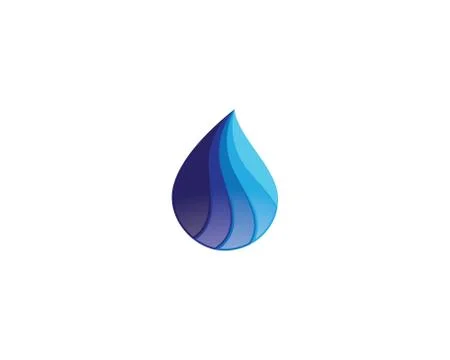 Water drop vector icon Stock Illustration