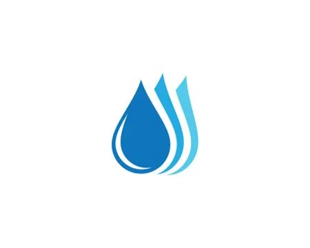 Water drop vector icon illustration Stock Illustration