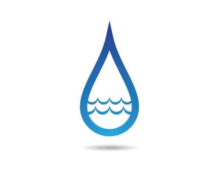 Water drop vector icon illustration Stock Illustration