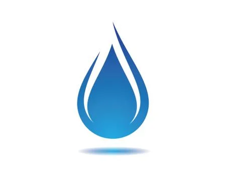Water drop vector icon illustration Stock Illustration