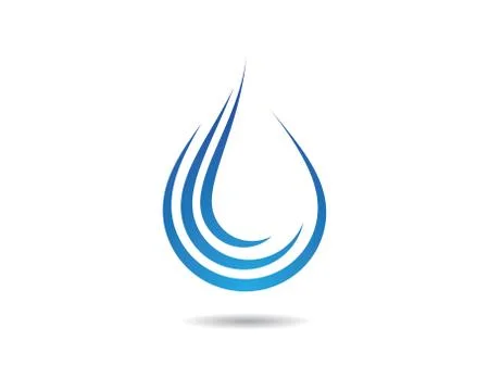 Water drop vector icon illustration Stock Illustration