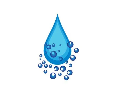 Water drop vector icon illustration Stock Illustration
