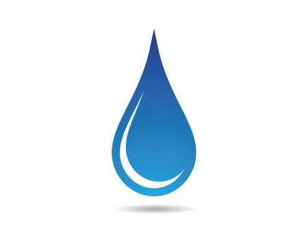 Water drop vector icon illustration Stock Illustration