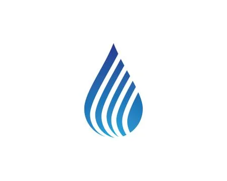 Water drop vector icon illustration Illustrazione stock