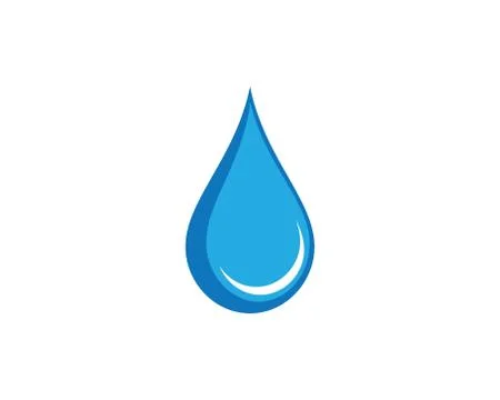 Water drop vector icon illustration Stock Illustration