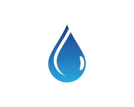 Water drop vector icon illustration 库存插图