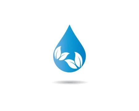 Water drop vector icon illustration Stock Illustration