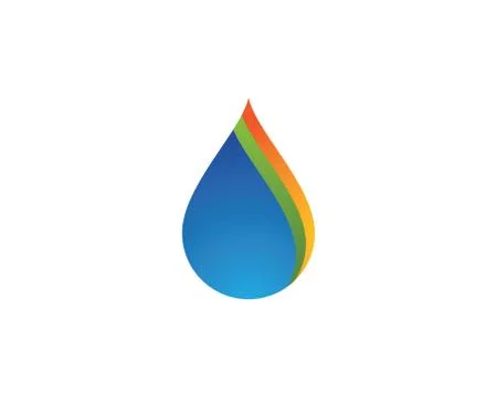 Water drop vector icon illustration Stockillustratie