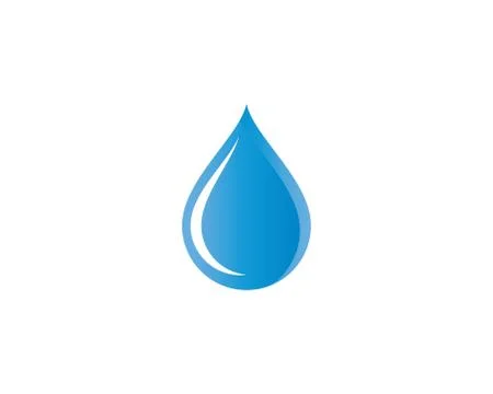 Water drop vector icon illustration 库存插图