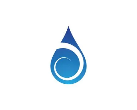 Water drop vector icon illustration Stock Illustration