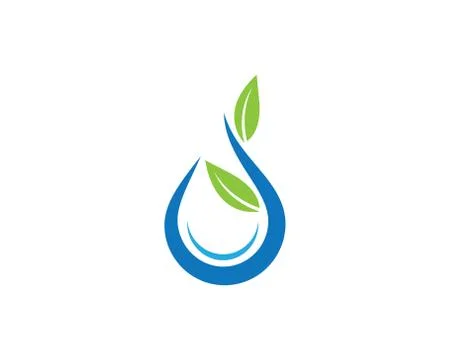 Water drop vector icon illustration Stock Illustration