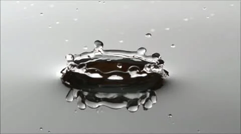 Water droplet Stock Footage 12553390