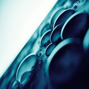 Water Droplets A5 Illustrazione stock