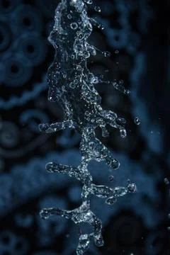Water droplets on an abstract background Stock Photos