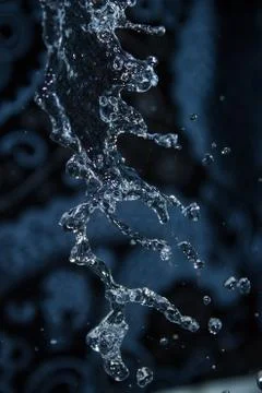 Water droplets on an abstract background Stock Photos
