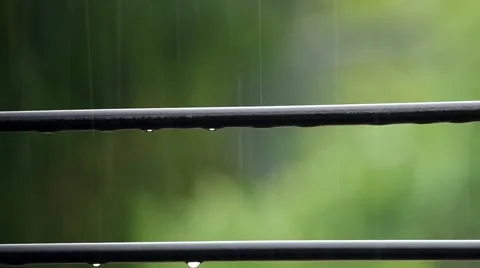 Water droplets are moving down Stock Footage 49092413