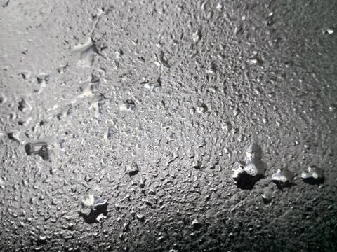 Water droplets on black background Stock Photos