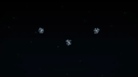 Water Droplets Explosion Slow Motion Black Background Stock Footage 344056833