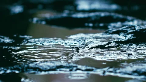 Water droplets fall - water drops stones 動画素材 256967764
