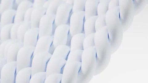 Water droplets or cleaning molecules penetrating white woven fabric texture.. Stock-Footage 327249657
