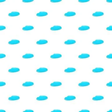 Water droplets pattern creating seamless blue background Ilustración de archivo