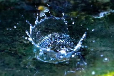 Water droplets Foto stock